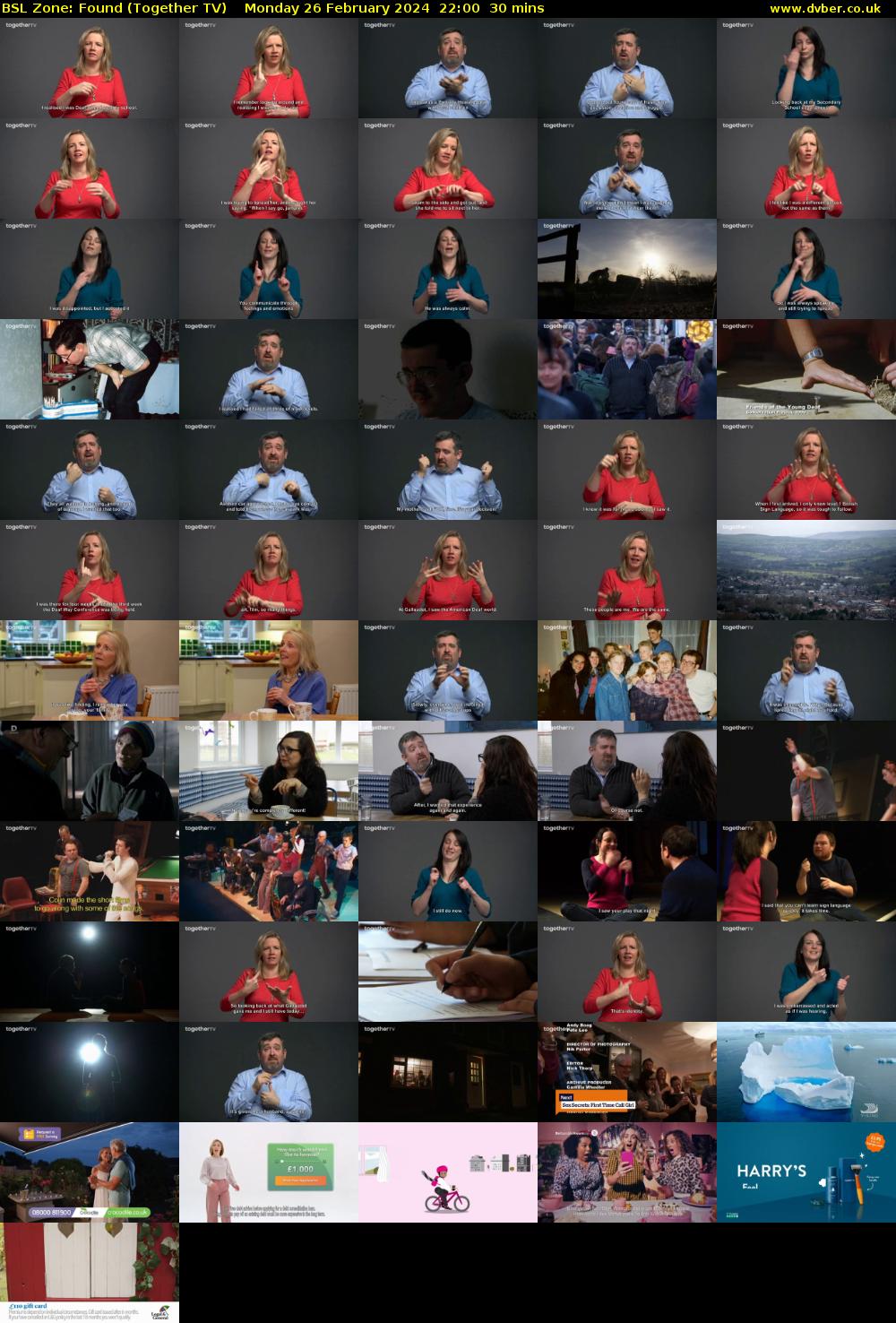 BSL Zone: Found (Together TV) Monday 26 February 2024 22:00 - 22:30