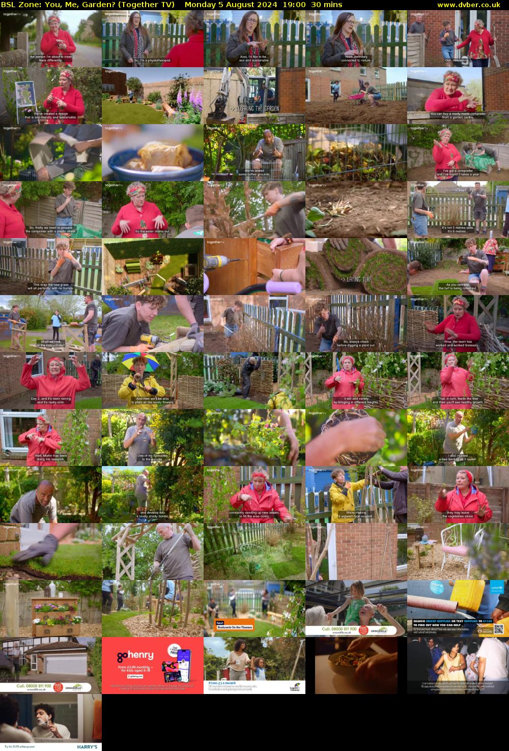 BSL Zone: You, Me, Garden? (Together TV) Monday 5 August 2024 19:00 - 19:30
