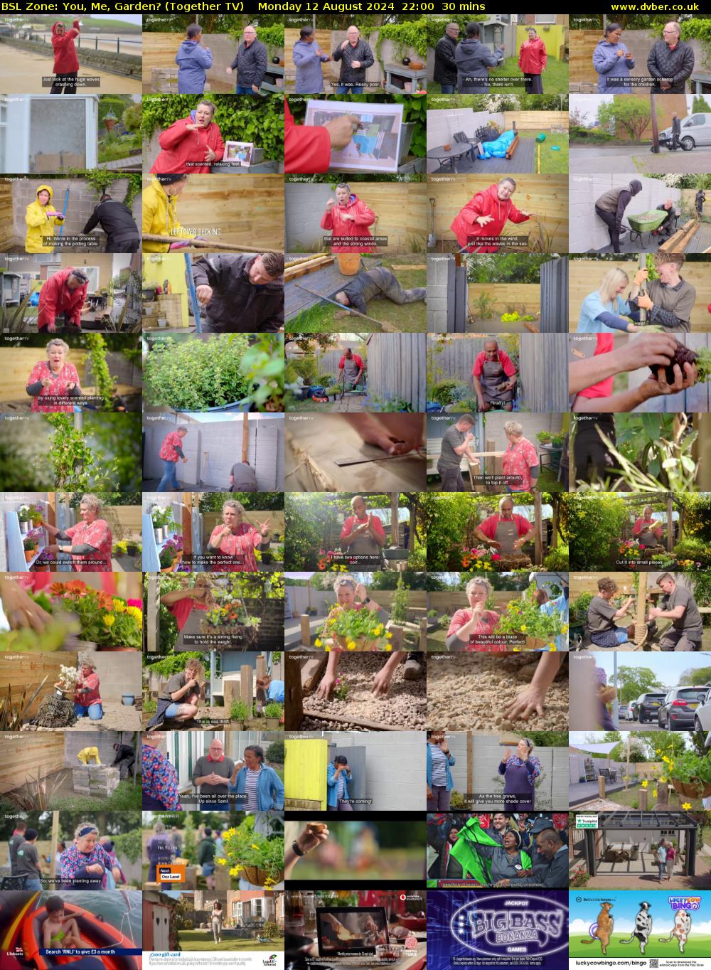 BSL Zone: You, Me, Garden? (Together TV) Monday 12 August 2024 22:00 - 22:30