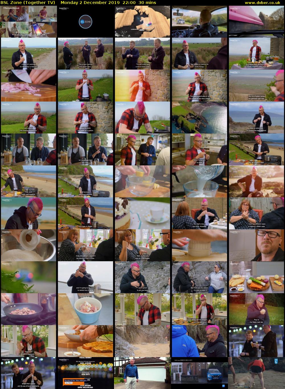 BSL Zone (Together TV) Monday 2 December 2019 22:00 - 22:30
