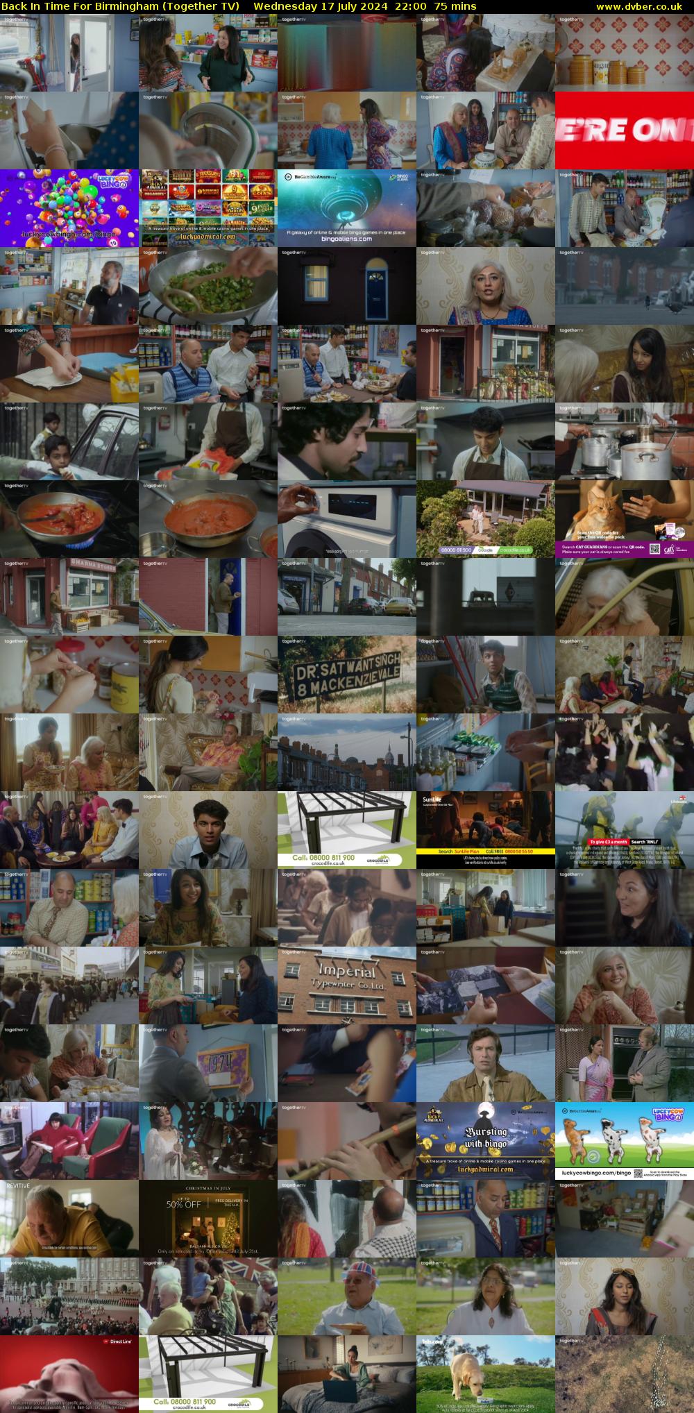 Back In Time For Birmingham (Together TV) Wednesday 17 July 2024 22:00 - 23:15
