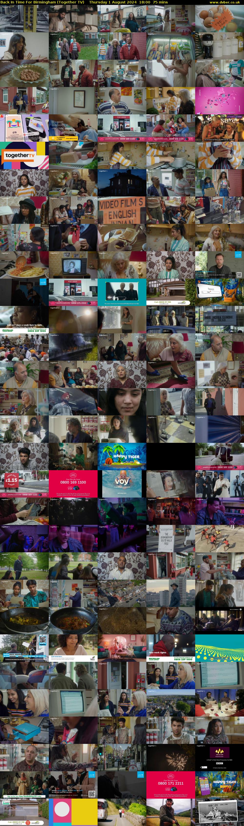 Back In Time For Birmingham (Together TV) Thursday 1 August 2024 18:00 - 19:15