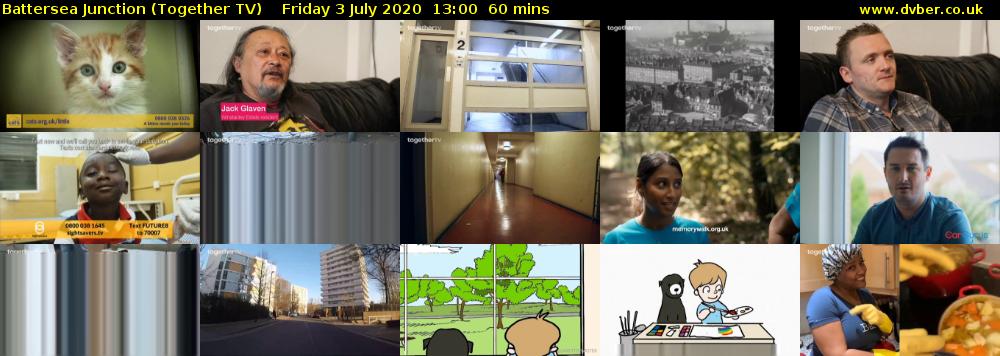 Battersea Junction (Together TV) Friday 3 July 2020 13:00 - 14:00