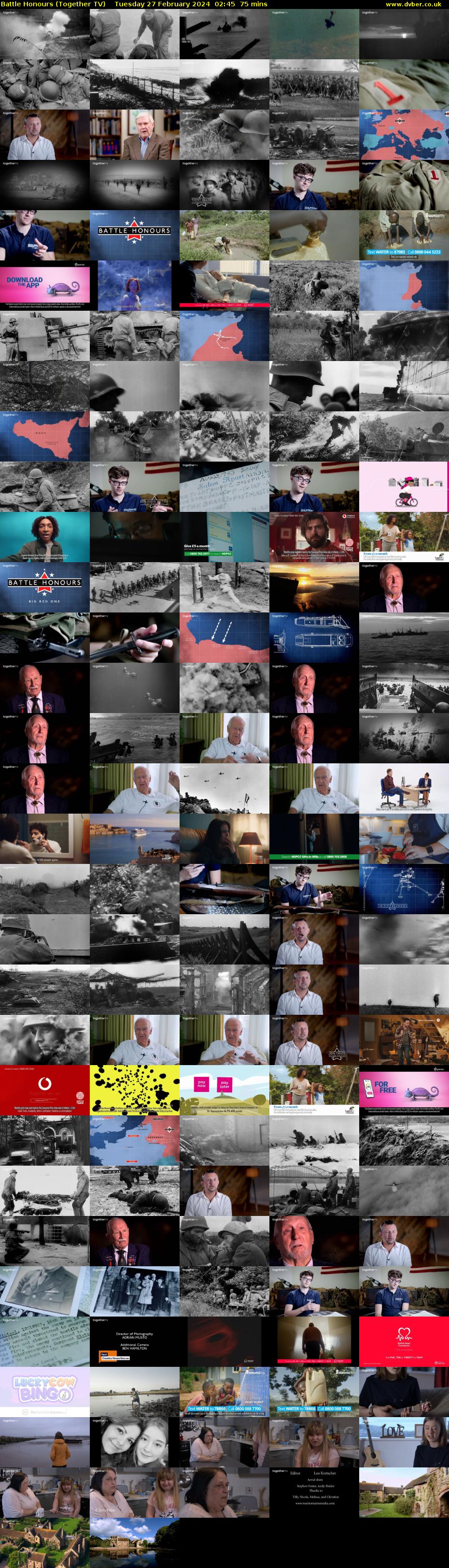 Battle Honours (Together TV) Tuesday 27 February 2024 02:45 - 04:00