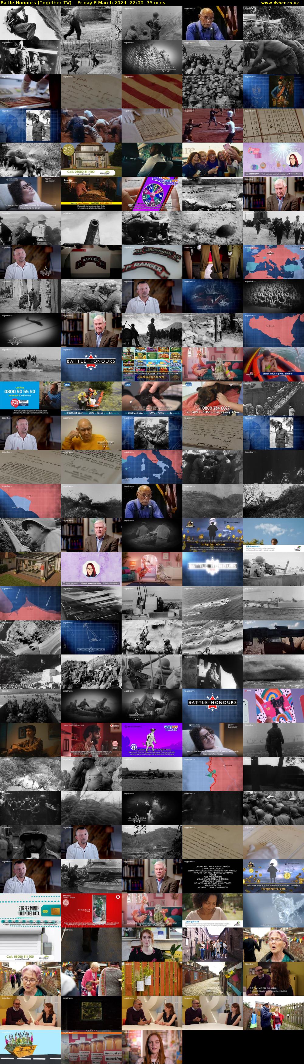 Battle Honours (Together TV) Friday 8 March 2024 22:00 - 23:15