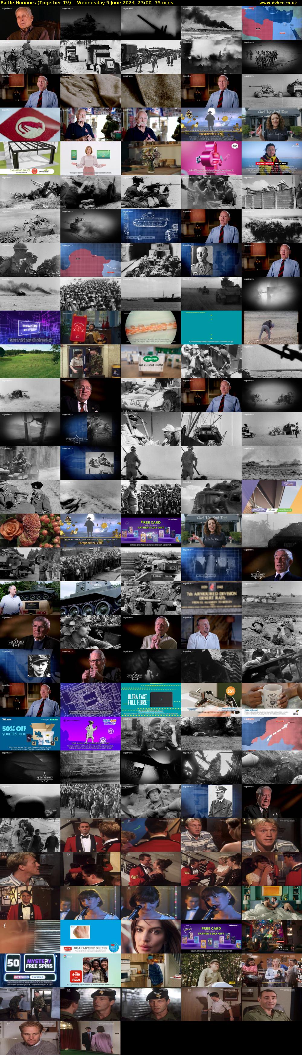 Battle Honours (Together TV) Wednesday 5 June 2024 23:00 - 00:15