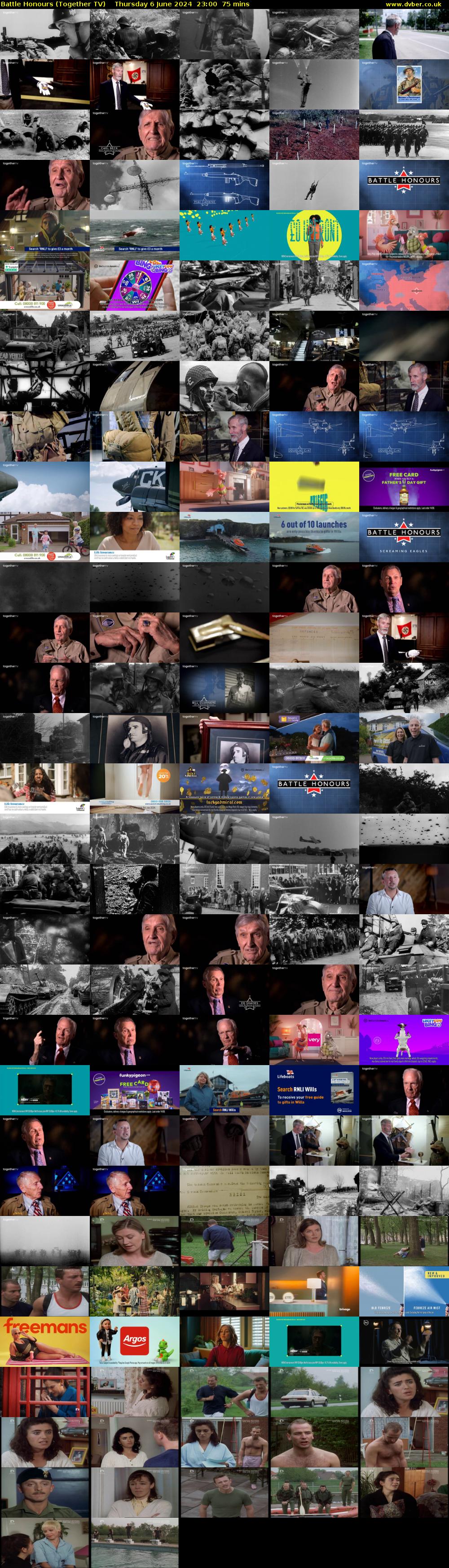 Battle Honours (Together TV) Thursday 6 June 2024 23:00 - 00:15