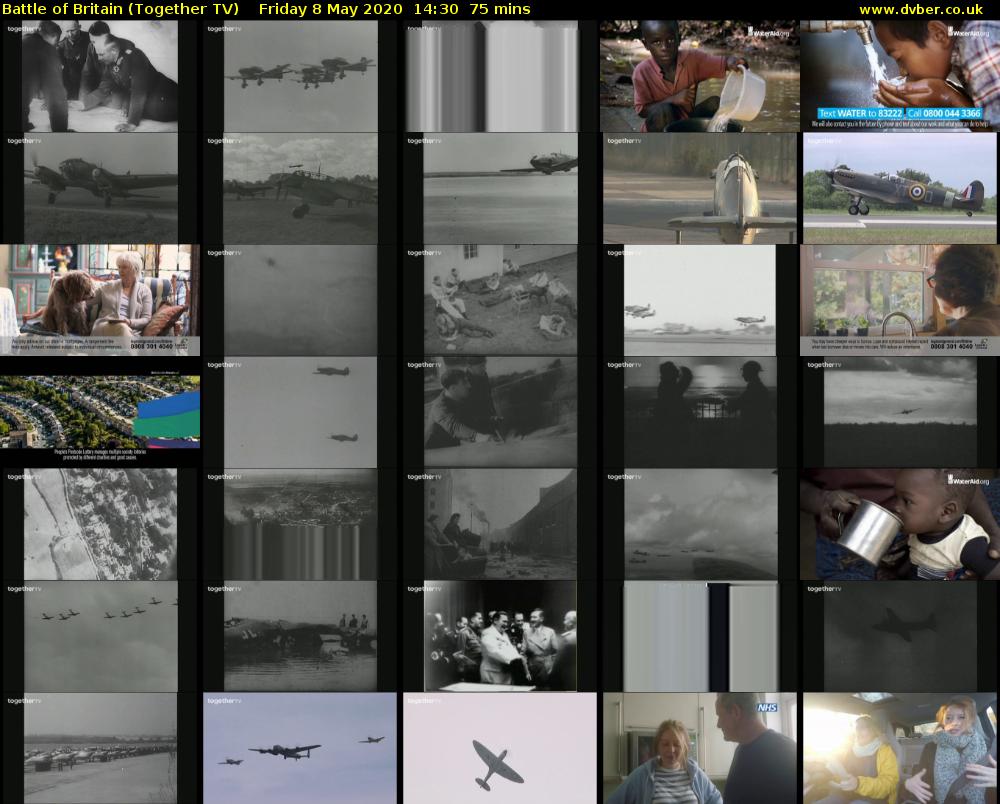 Battle of Britain (Together TV) Friday 8 May 2020 14:30 - 15:45