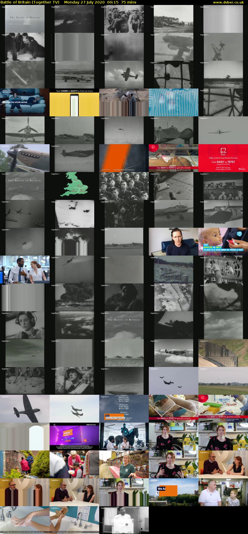 Battle of Britain (Together TV) Monday 27 July 2020 00:15 - 01:30