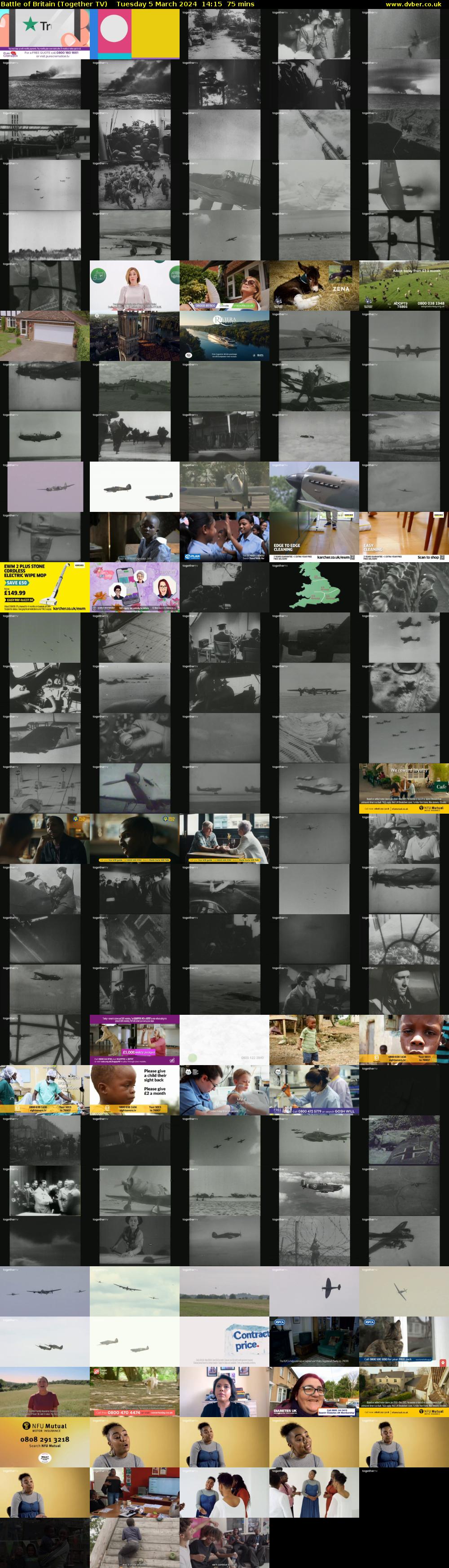 Battle of Britain (Together TV) Tuesday 5 March 2024 14:15 - 15:30