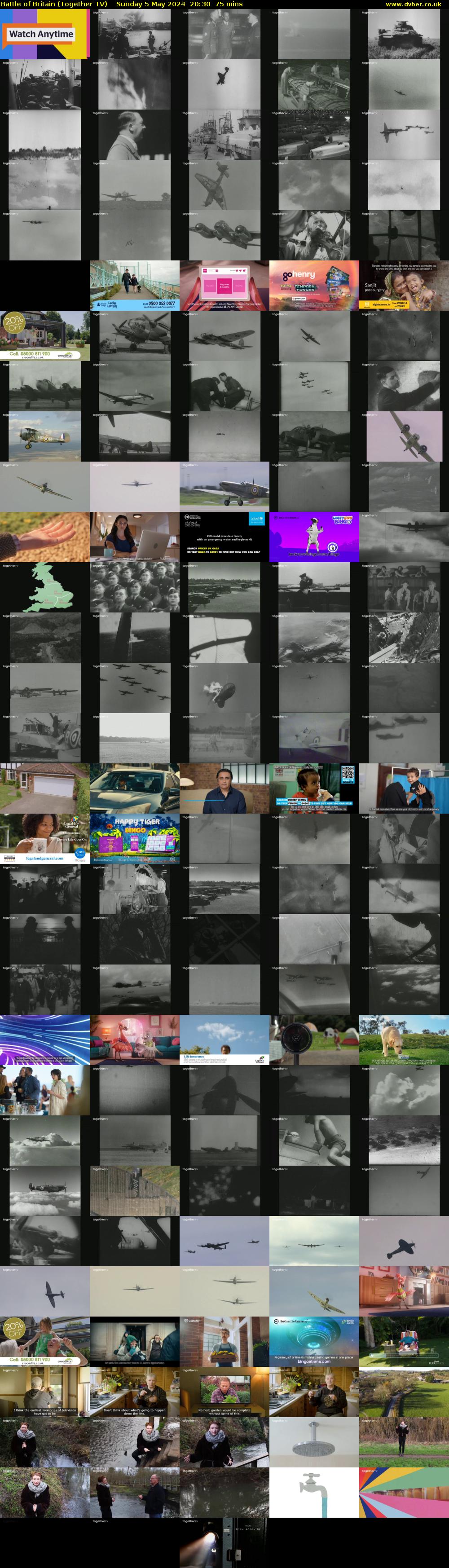 Battle of Britain (Together TV) Sunday 5 May 2024 20:30 - 21:45
