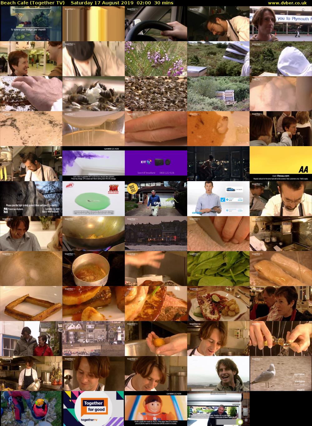Beach Cafe (Together TV) Saturday 17 August 2019 02:00 - 02:30