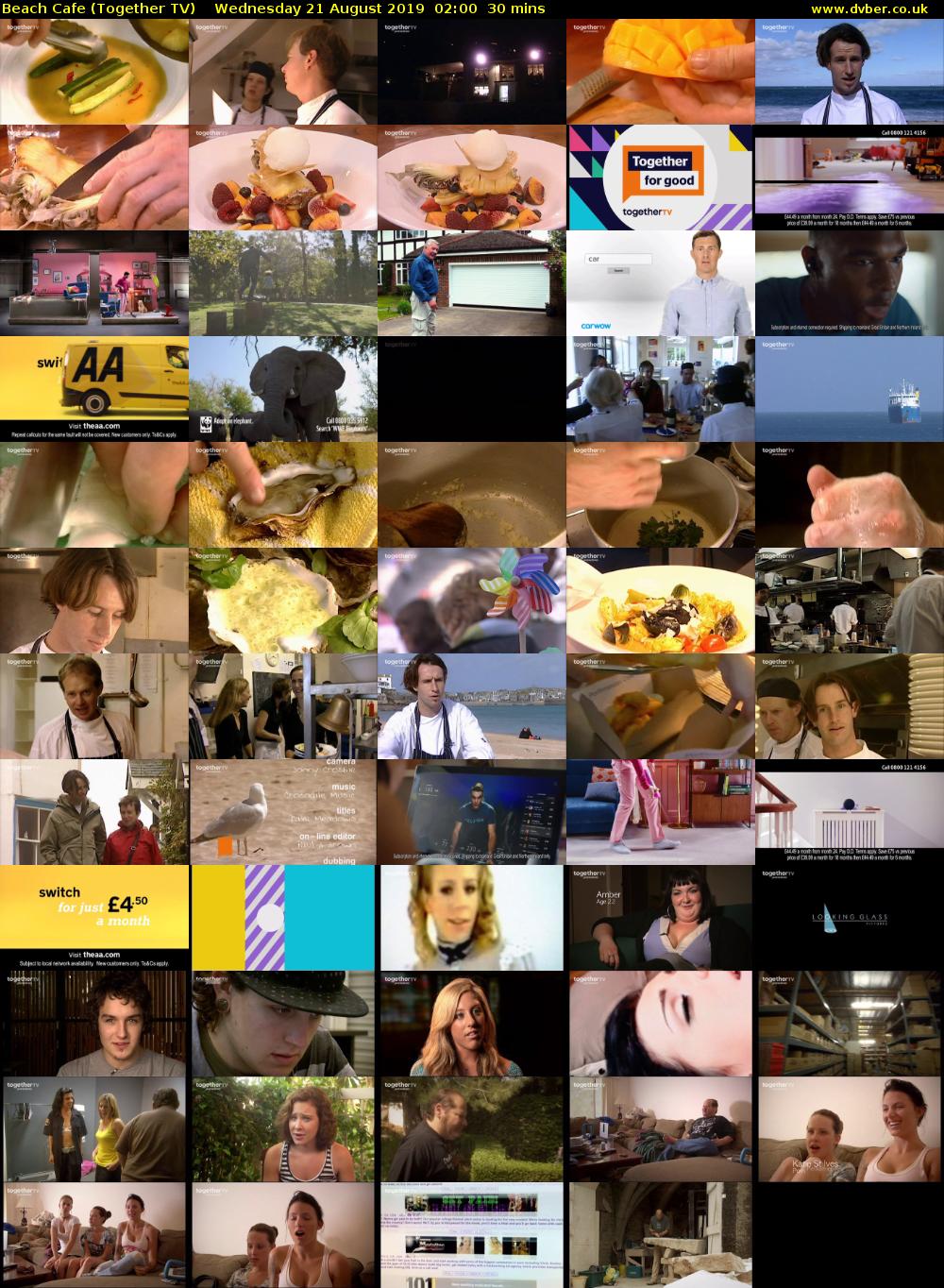 Beach Cafe (Together TV) Wednesday 21 August 2019 02:00 - 02:30