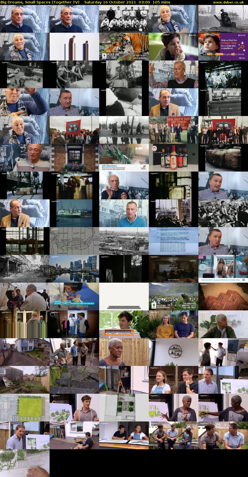 Big Dreams, Small Spaces (Together TV) Saturday 16 October 2021 03:00 - 04:45