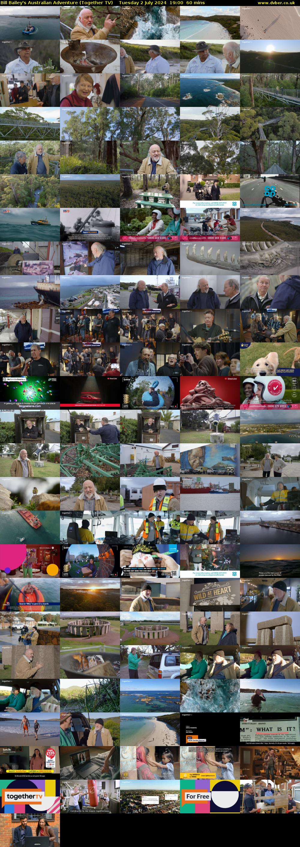Bill Bailey's Australian Adventure (Together TV) Tuesday 2 July 2024 19:00 - 20:00