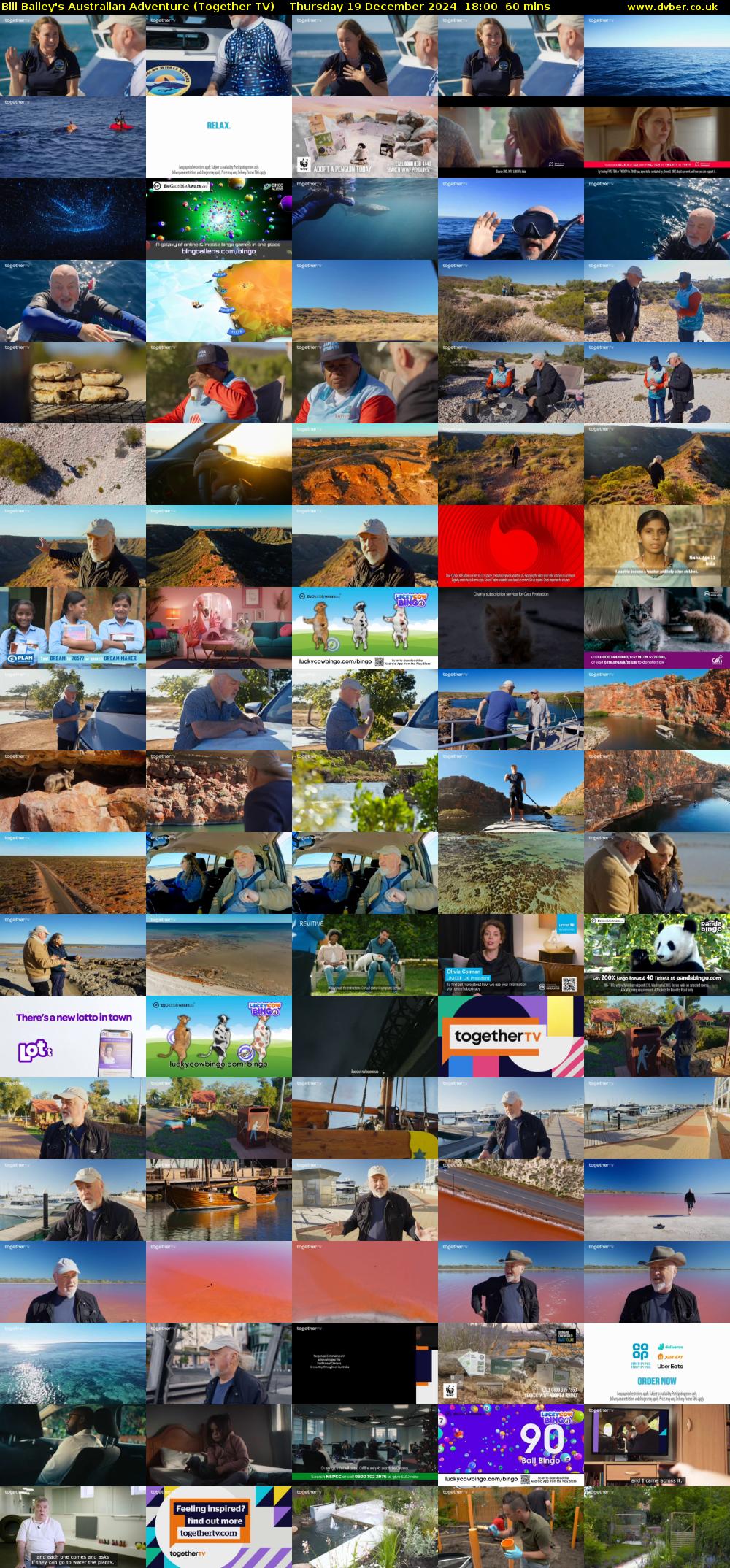Bill Bailey's Australian Adventure (Together TV) Thursday 19 December 2024 18:00 - 19:00