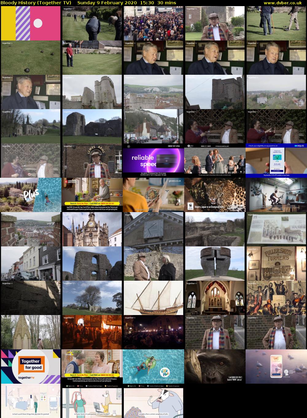 Bloody History (Together TV) Sunday 9 February 2020 15:30 - 16:00