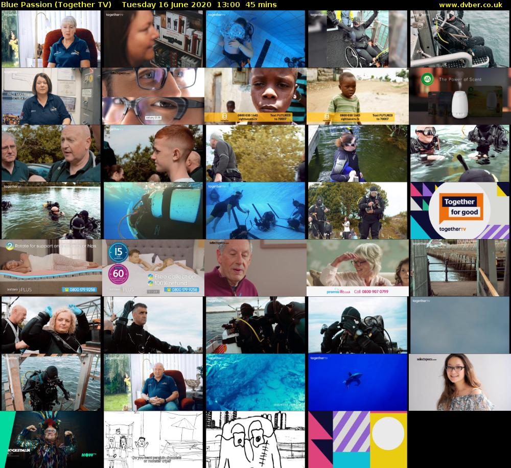 Blue Passion (Together TV) Tuesday 16 June 2020 13:00 - 13:45