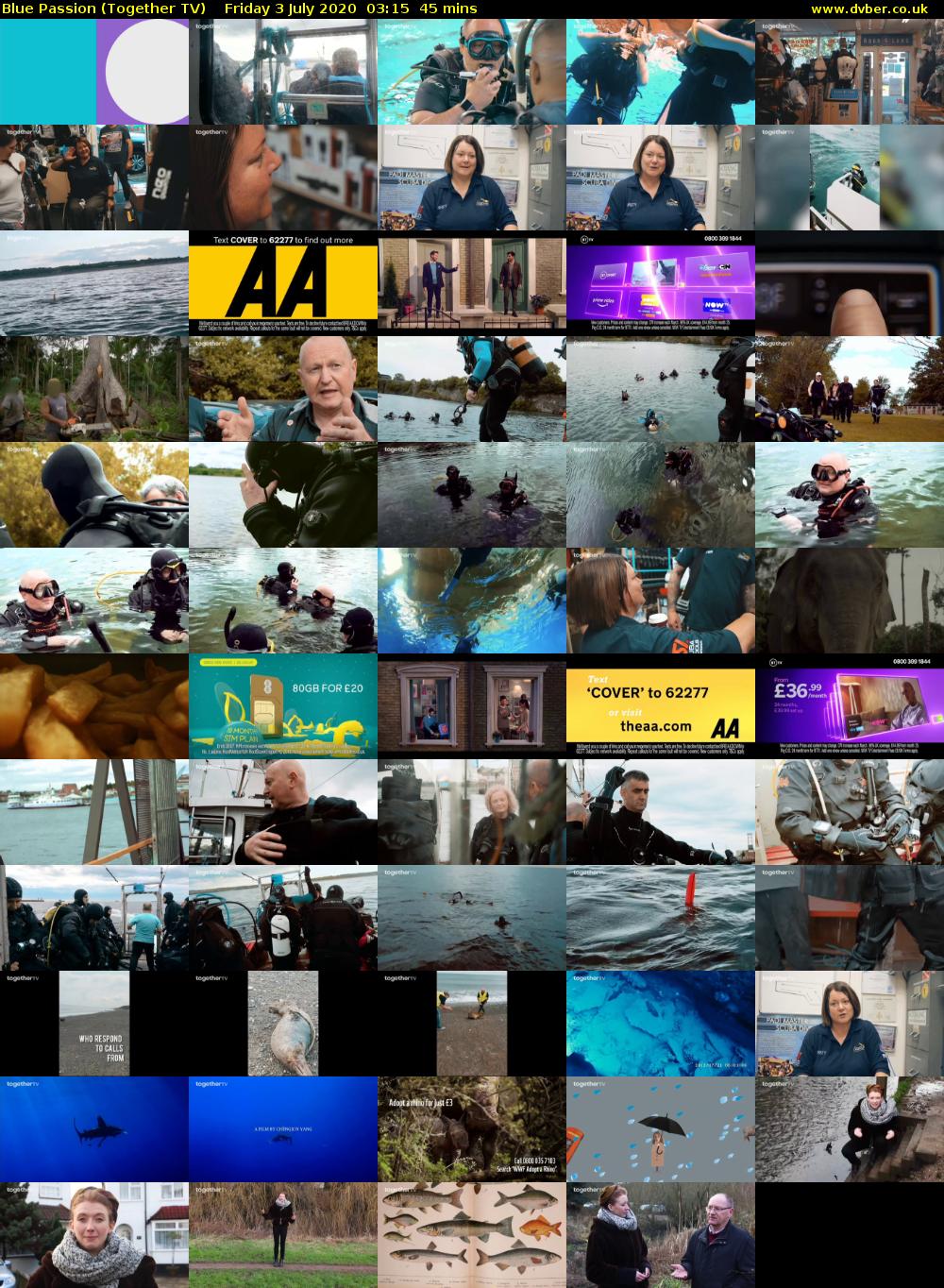 Blue Passion (Together TV) Friday 3 July 2020 03:15 - 04:00