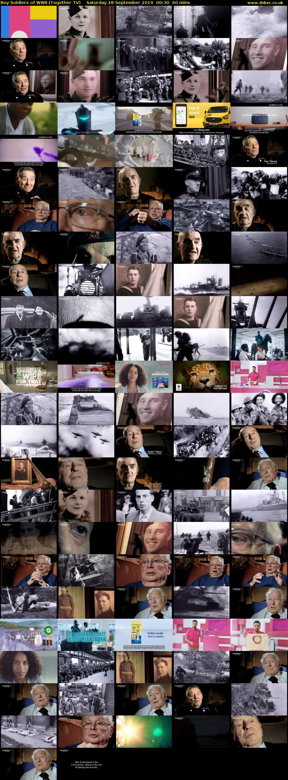 Boy Soldiers of WWII (Together TV) Saturday 28 September 2019 00:30 - 01:30