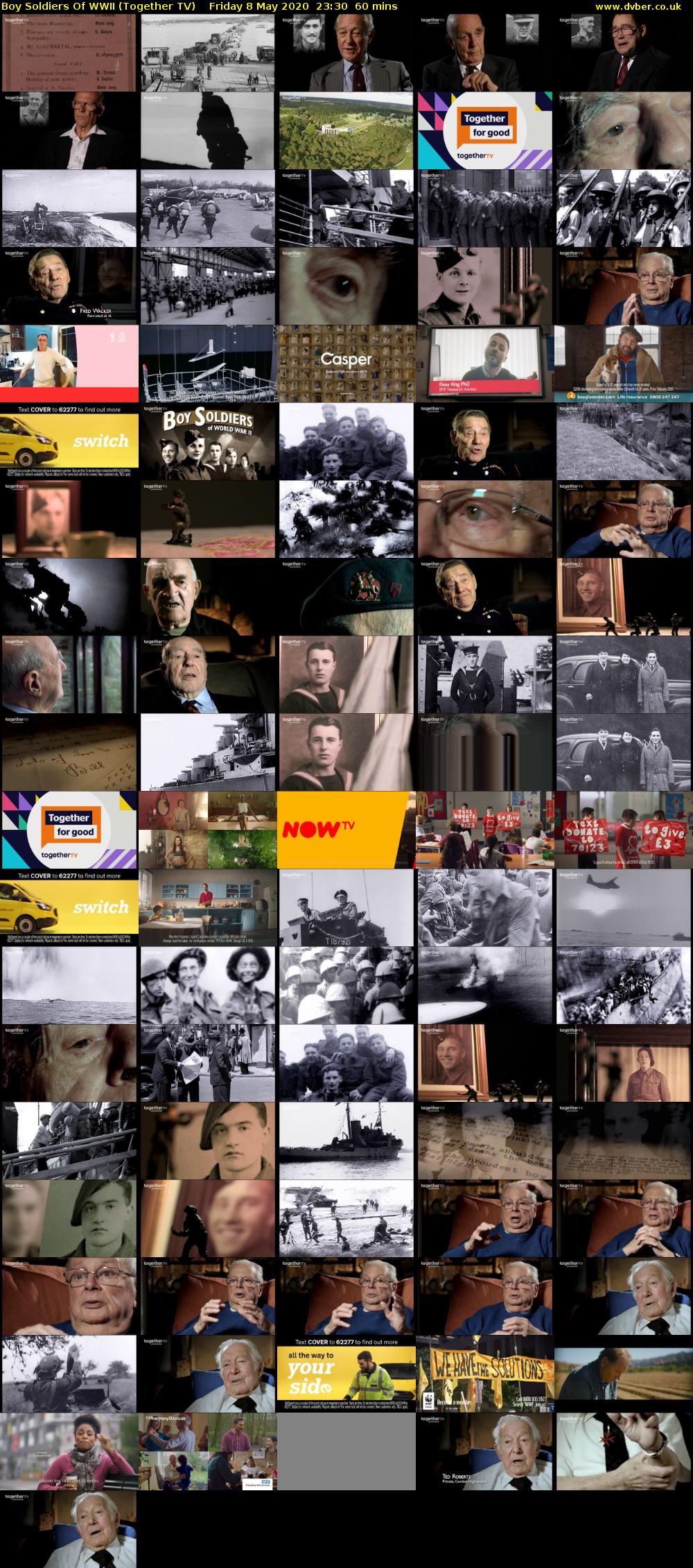 Boy Soldiers of WWII (Together TV) Friday 8 May 2020 23:30 - 00:30