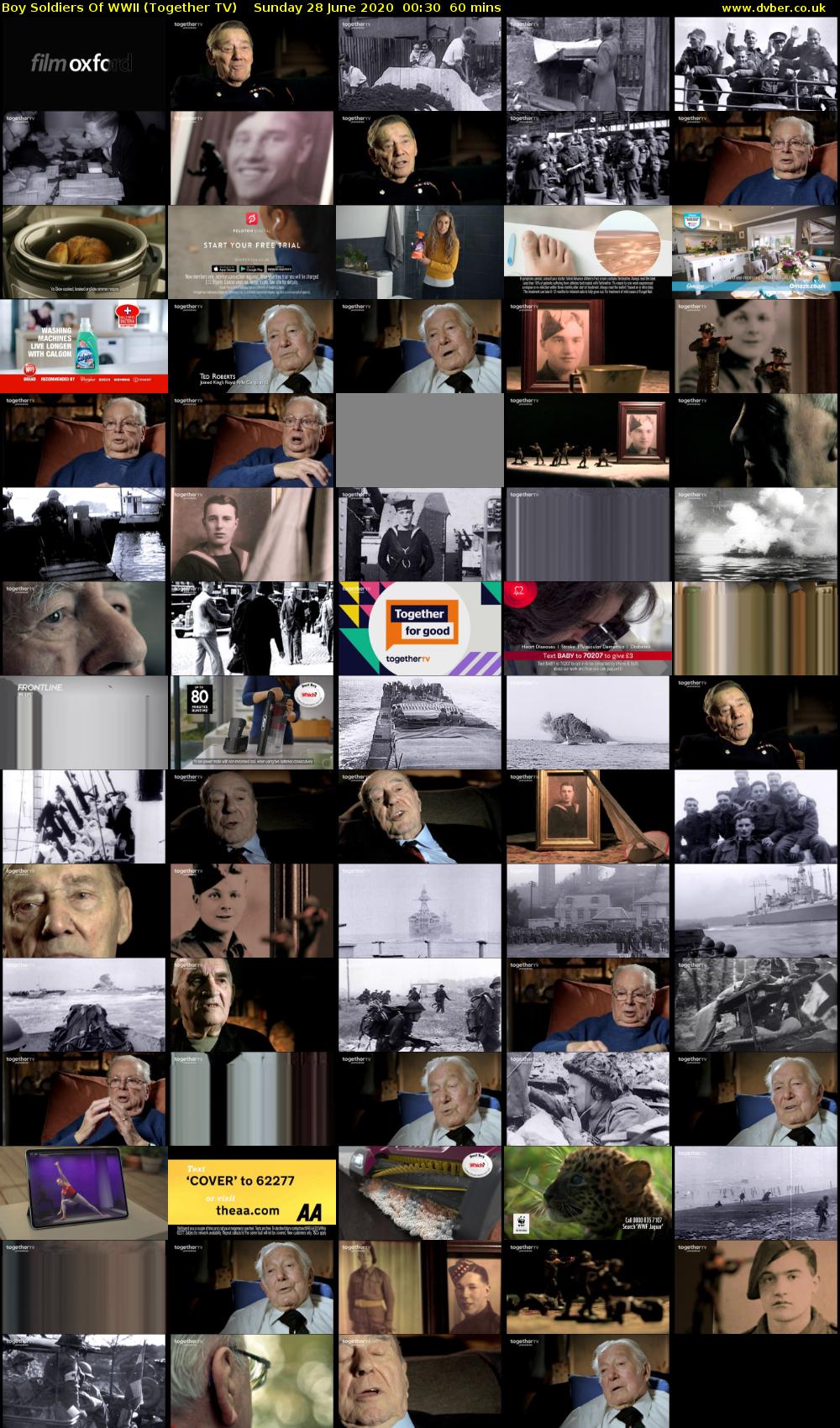 Boy Soldiers of WWII (Together TV) Sunday 28 June 2020 00:30 - 01:30