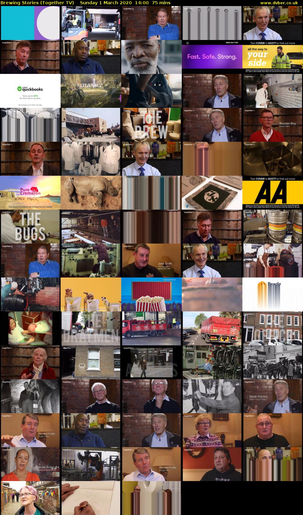 Brewing Stories (Together TV) Sunday 1 March 2020 14:00 - 15:15