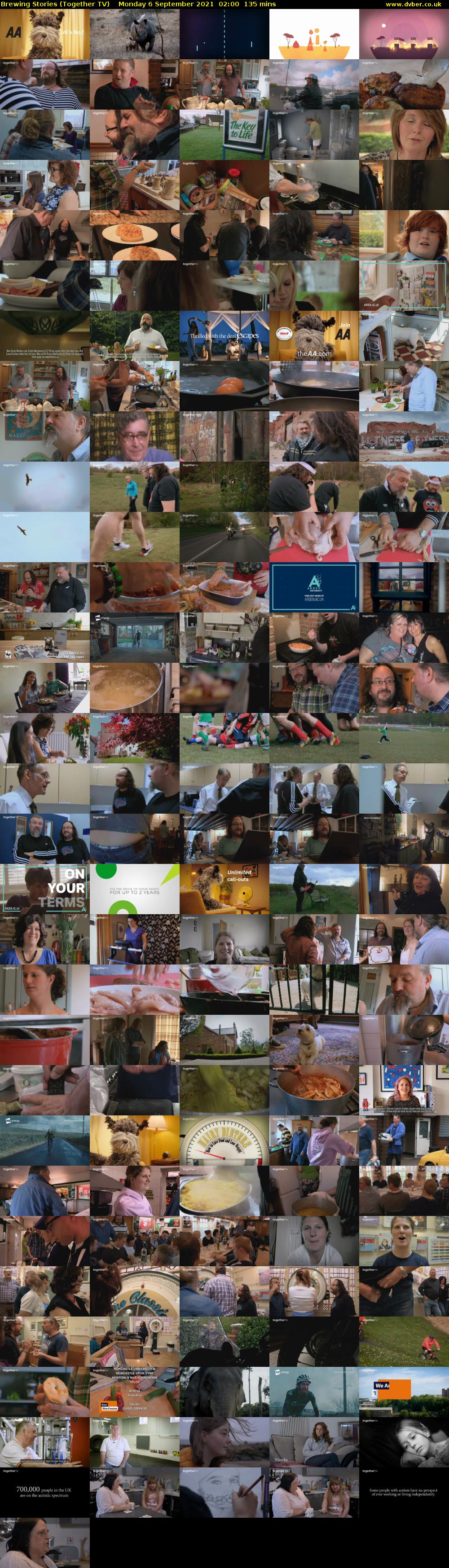 Brewing Stories (Together TV) Monday 6 September 2021 03:00 - 05:15