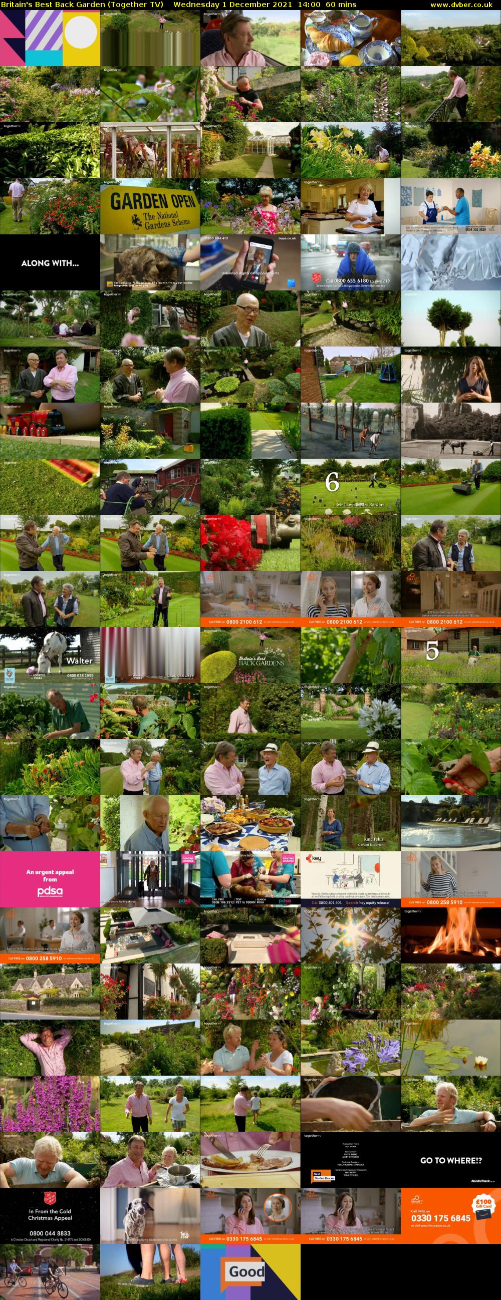 Britain's Best Back Garden (Together TV) Wednesday 1 December 2021 14:00 - 15:00