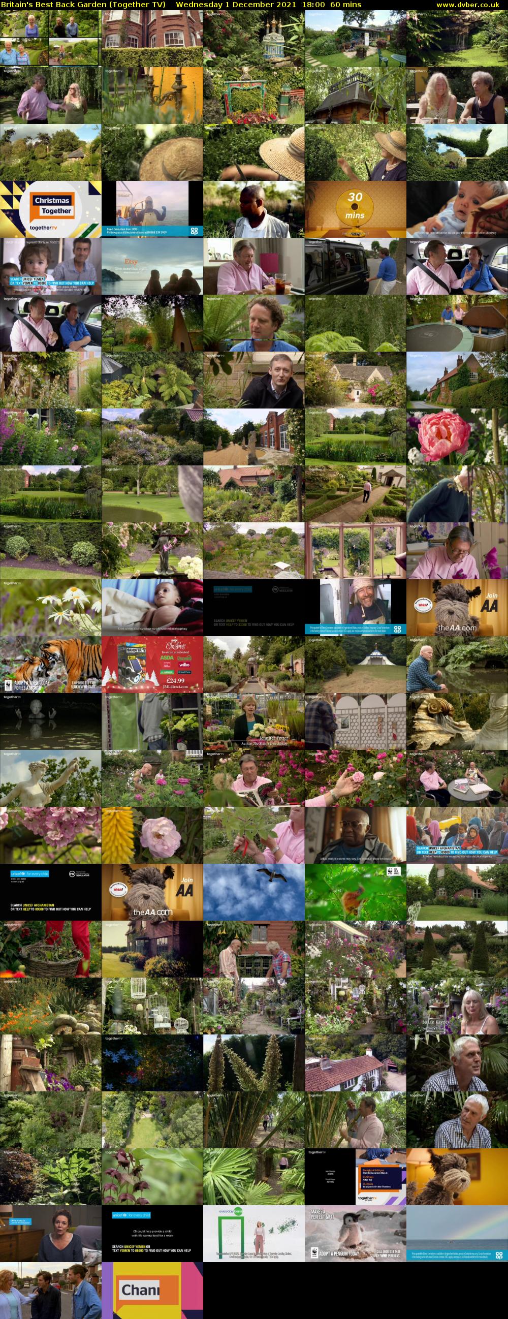 Britain's Best Back Garden (Together TV) Wednesday 1 December 2021 18:00 - 19:00