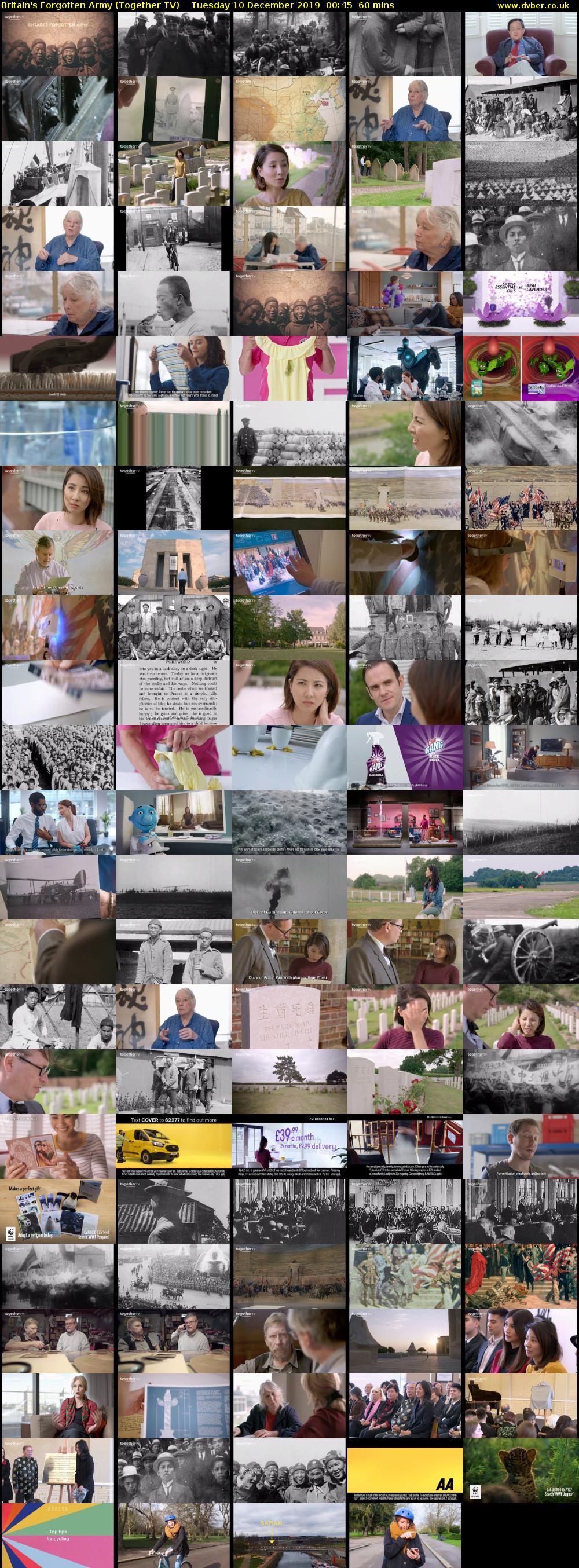 Britain's Forgotten Army (Together TV) Tuesday 10 December 2019 00:45 - 01:45