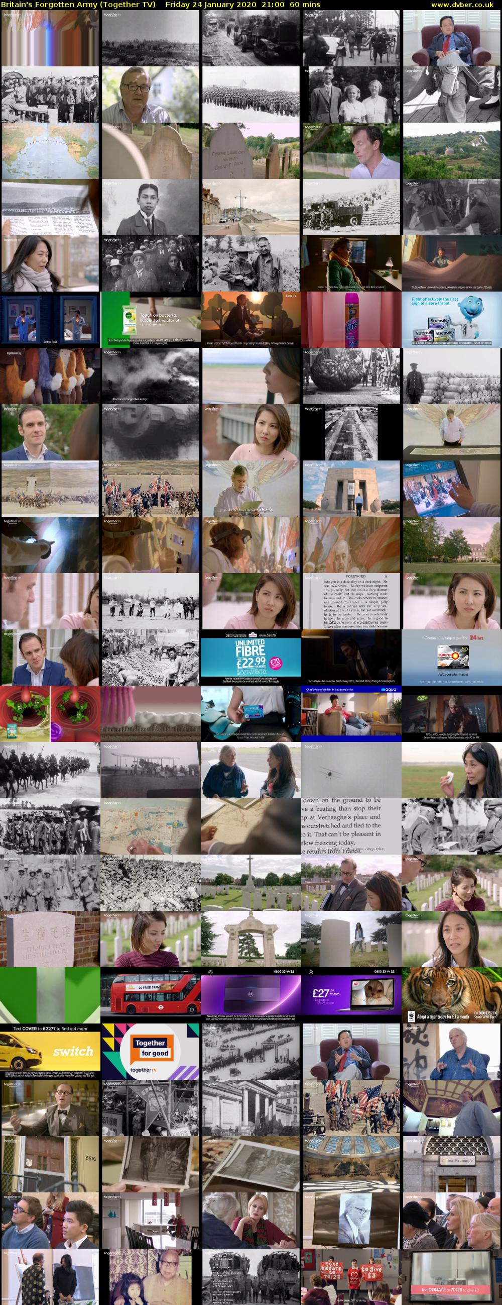 Britain's Forgotten Army (Together TV) Friday 24 January 2020 21:00 - 22:00