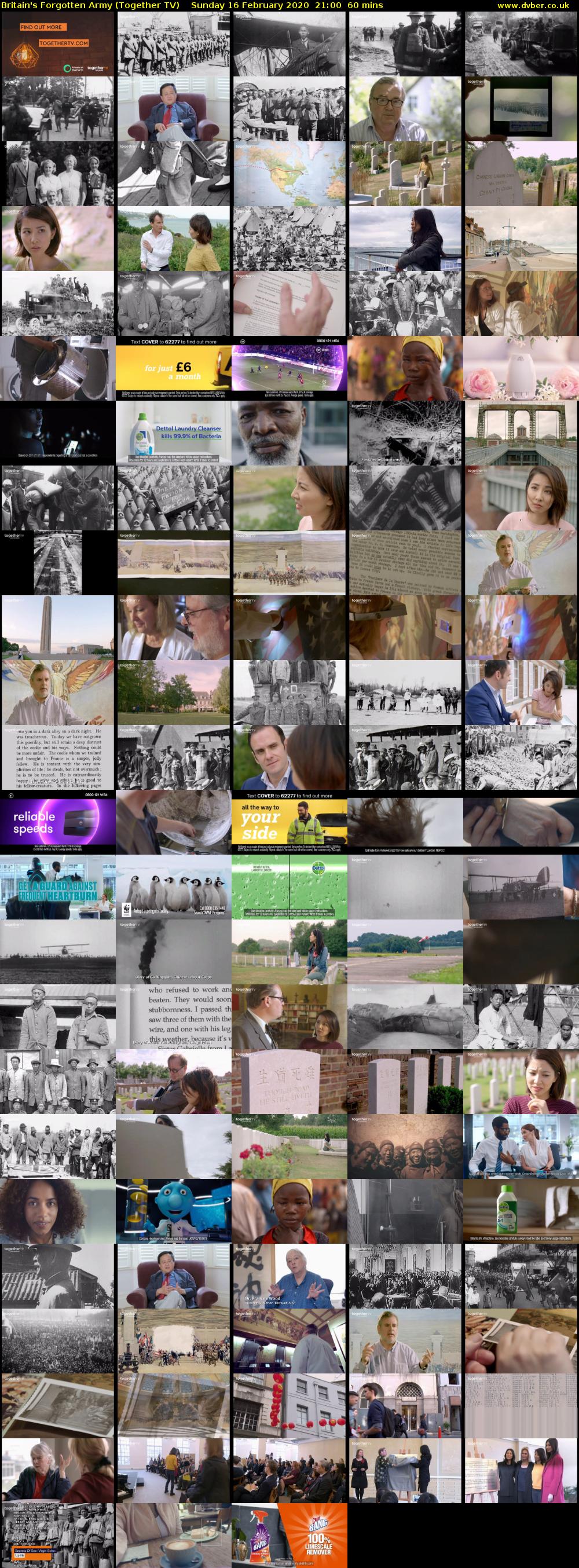 Britain's Forgotten Army (Together TV) Sunday 16 February 2020 21:00 - 22:00