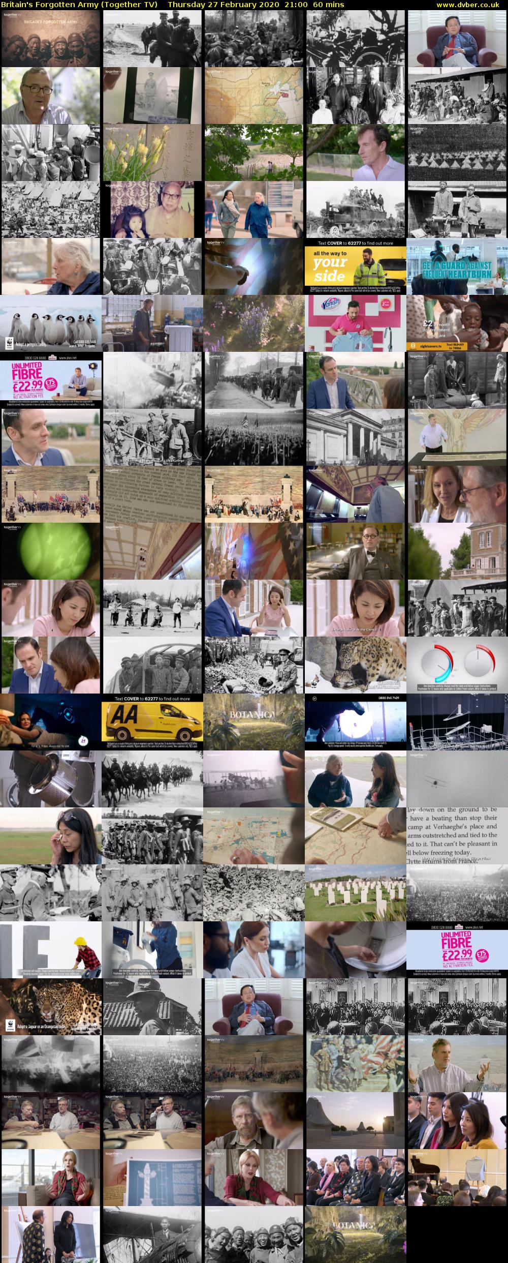 Britain's Forgotten Army (Together TV) Thursday 27 February 2020 21:00 - 22:00