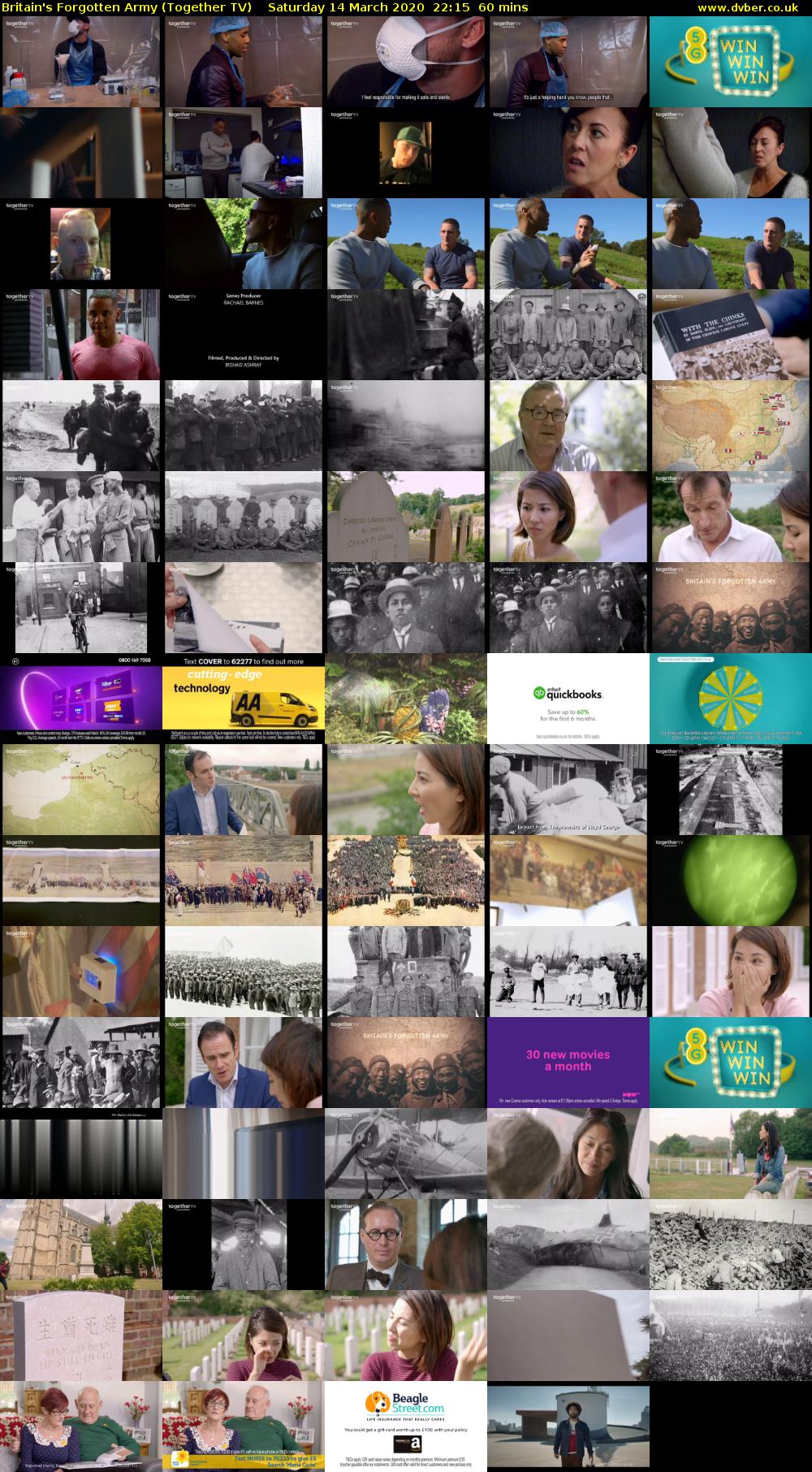 Britain's Forgotten Army (Together TV) Saturday 14 March 2020 22:15 - 23:15