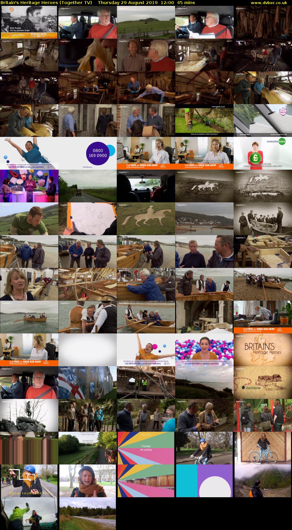 Britain's Heritage Heroes (Together TV) Thursday 29 August 2019 12:00 - 12:45