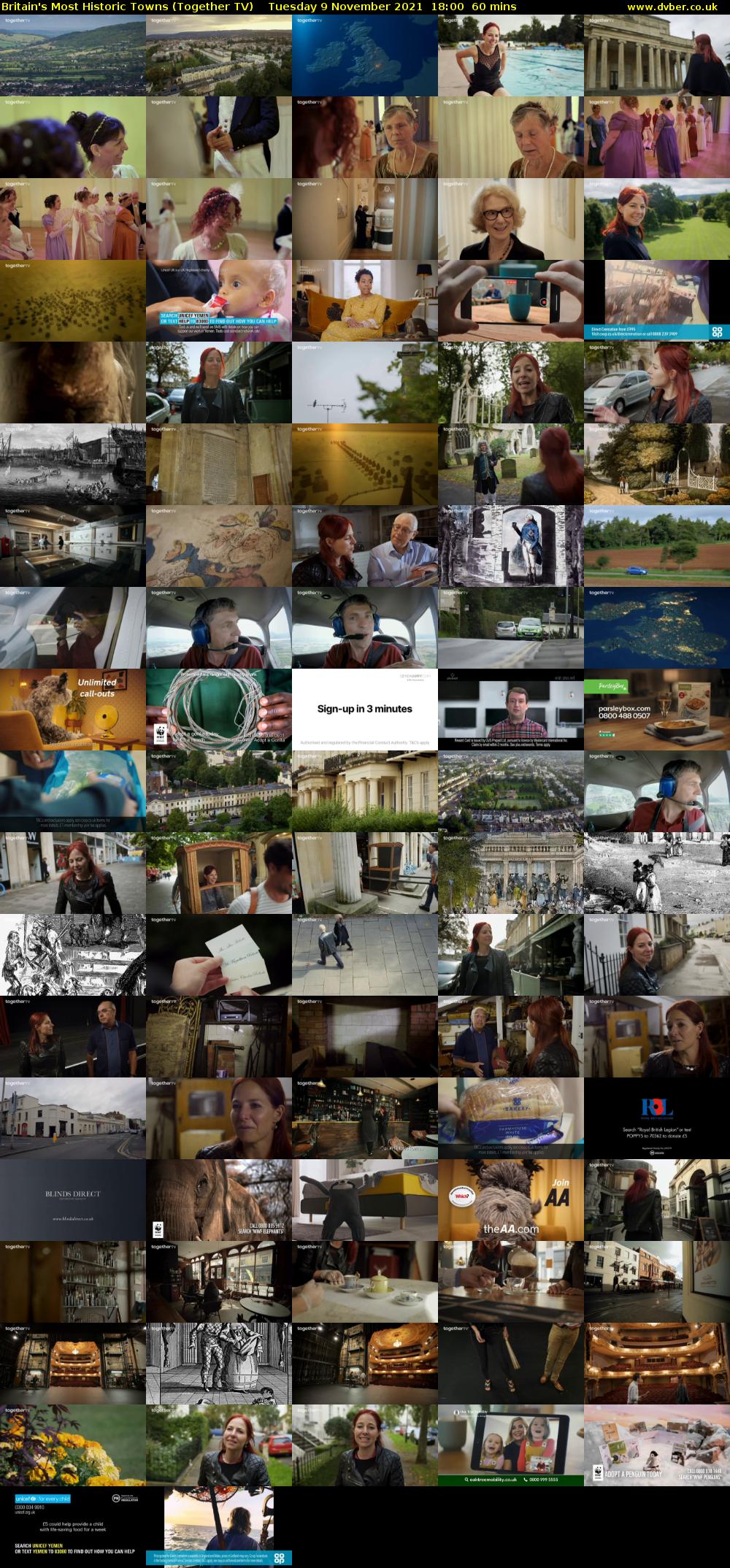 Britain's Most Historic Towns (Together TV) Tuesday 9 November 2021 18:00 - 19:00