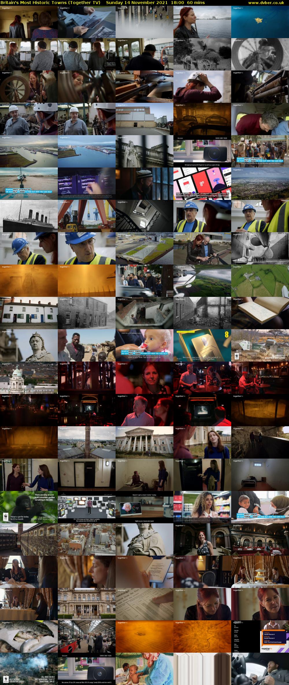 Britain's Most Historic Towns (Together TV) Sunday 14 November 2021 18:00 - 19:00