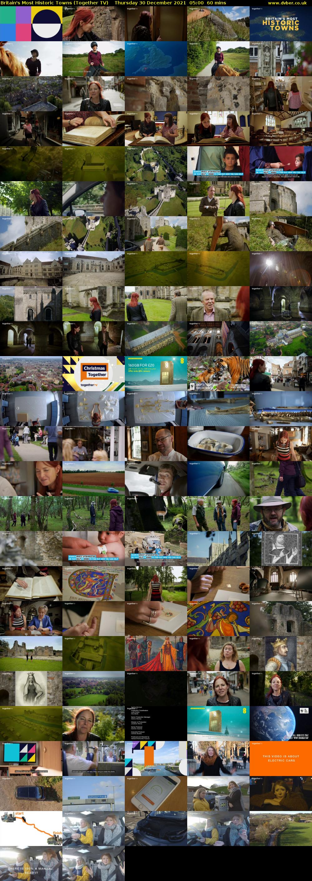 Britain's Most Historic Towns (Together TV) Thursday 30 December 2021 05:00 - 06:00