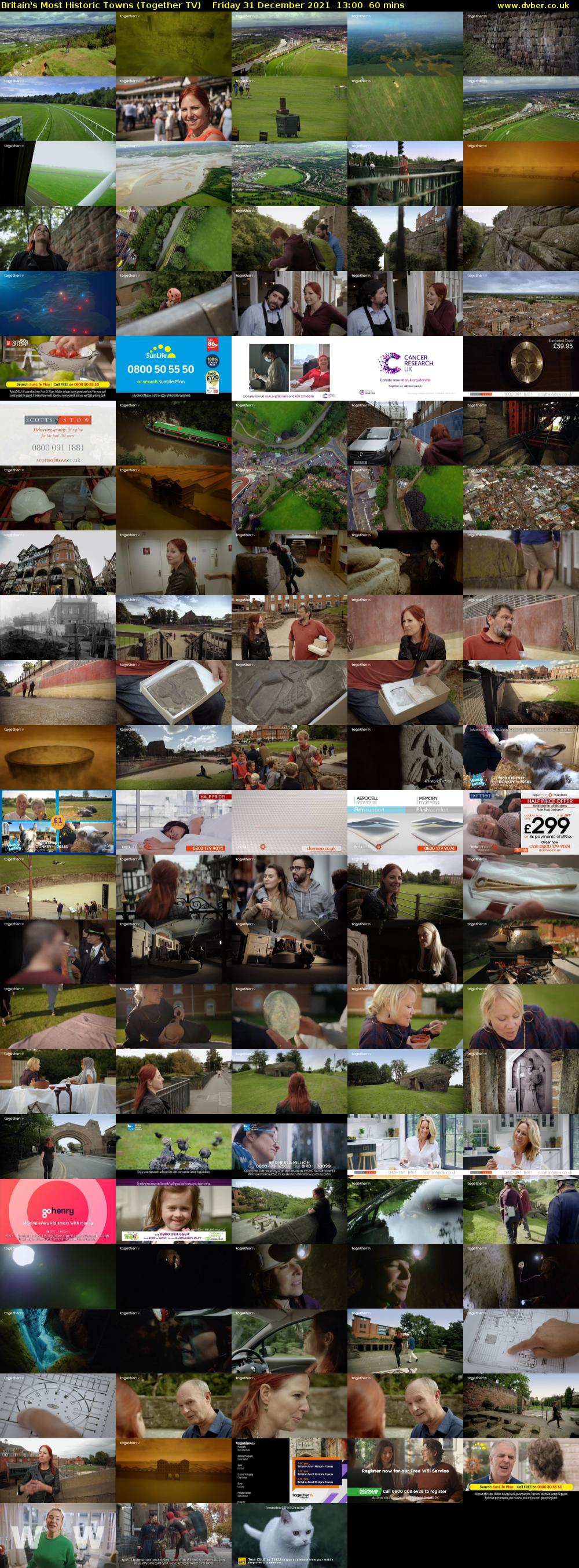 Britain's Most Historic Towns (Together TV) Friday 31 December 2021 13:00 - 14:00