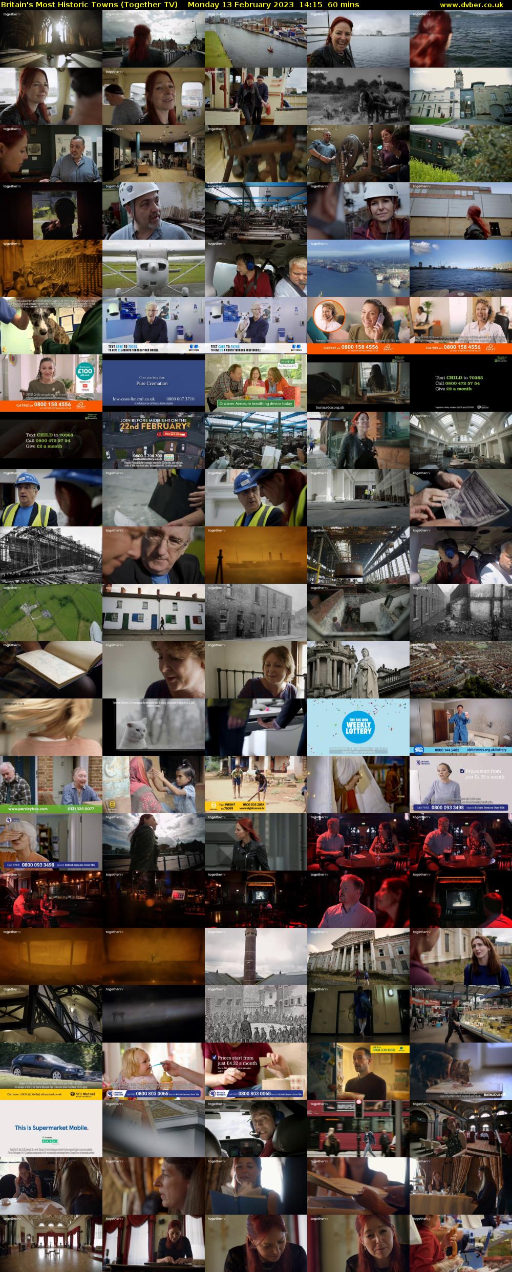 Britain's Most Historic Towns (Together TV) Monday 13 February 2023 14:15 - 15:15