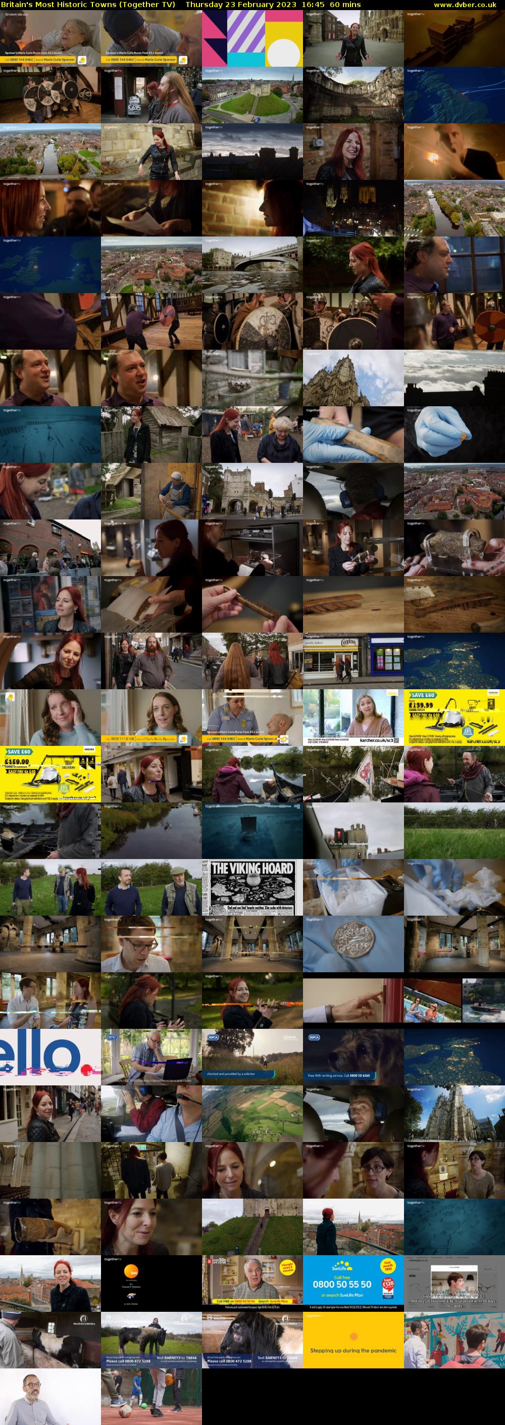 Britain's Most Historic Towns (Together TV) Thursday 23 February 2023 16:45 - 17:45