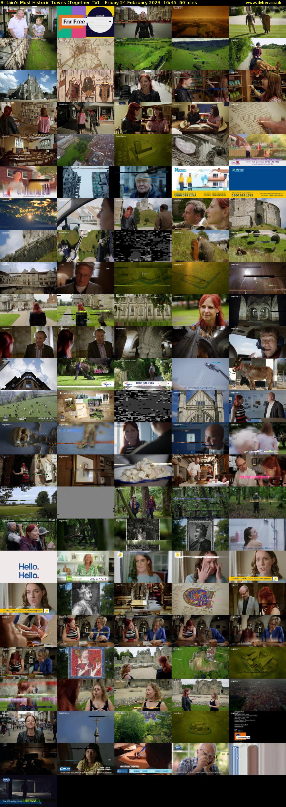 Britain's Most Historic Towns (Together TV) Friday 24 February 2023 16:45 - 17:45