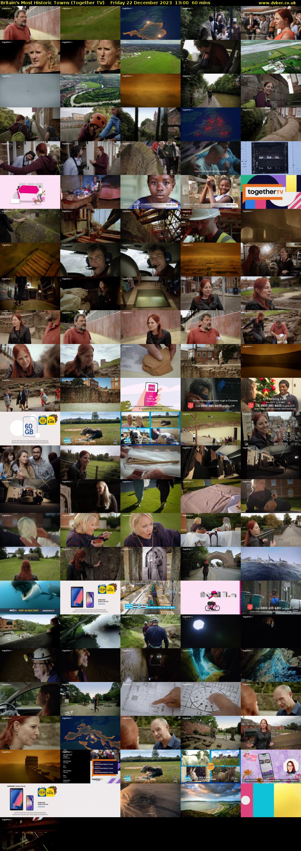 Britain's Most Historic Towns (Together TV) Friday 22 December 2023 13:00 - 14:00