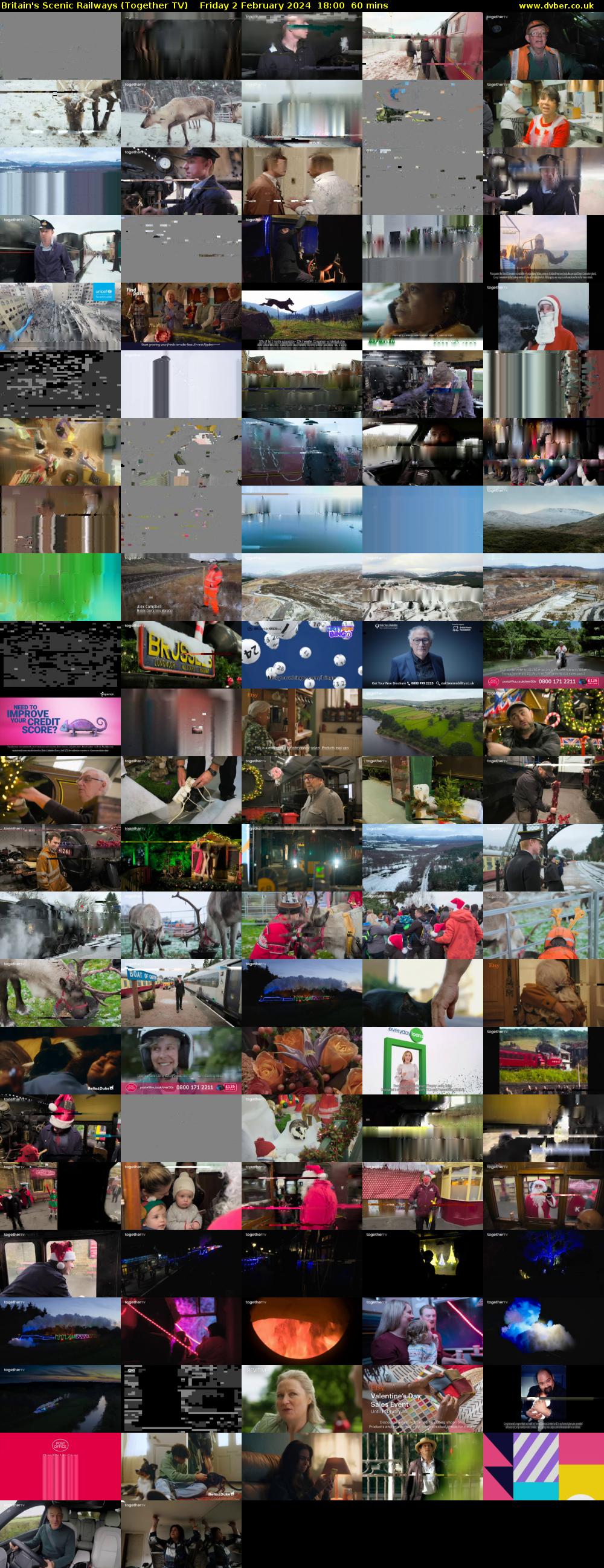 Britain's Scenic Railways (Together TV) Friday 2 February 2024 18:00 - 19:00