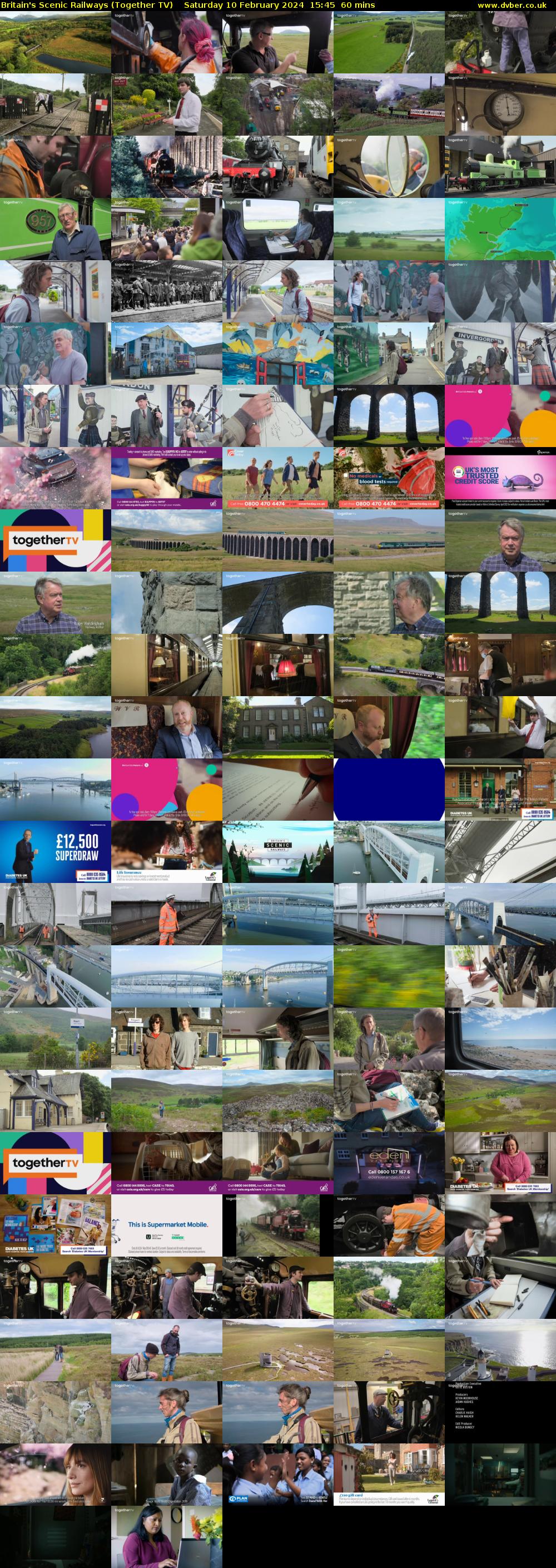 Britain's Scenic Railways (Together TV) Saturday 10 February 2024 15:45 - 16:45