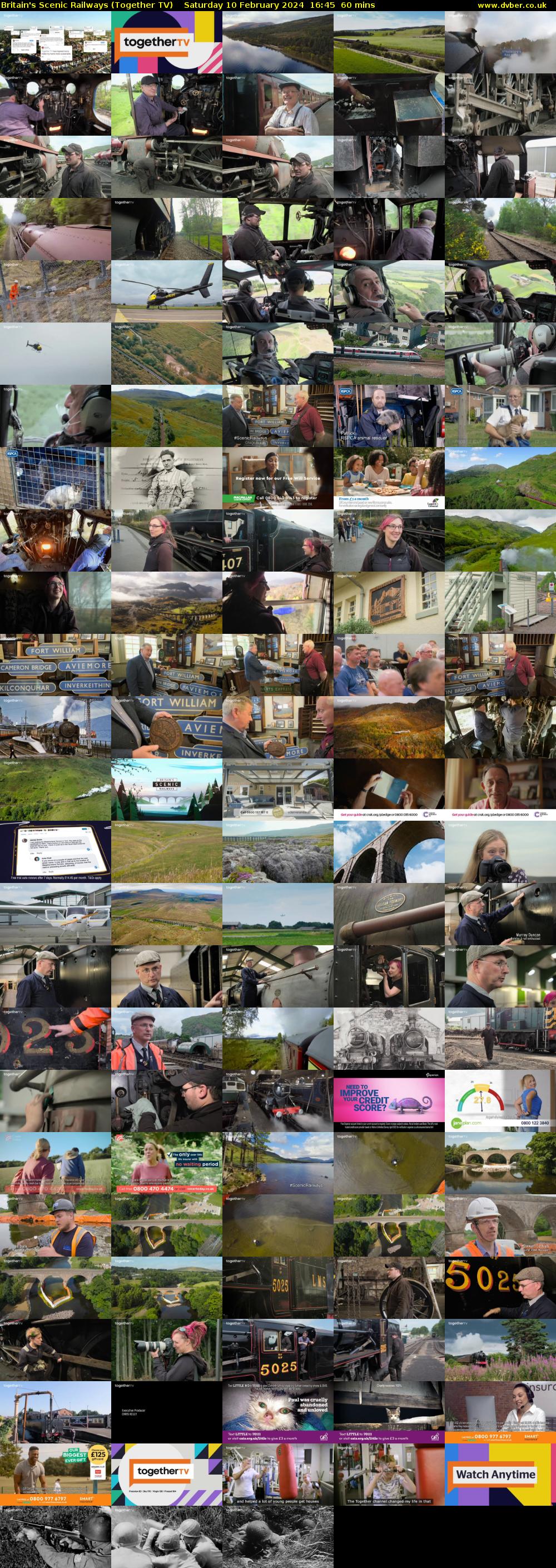 Britain's Scenic Railways (Together TV) Saturday 10 February 2024 16:45 - 17:45