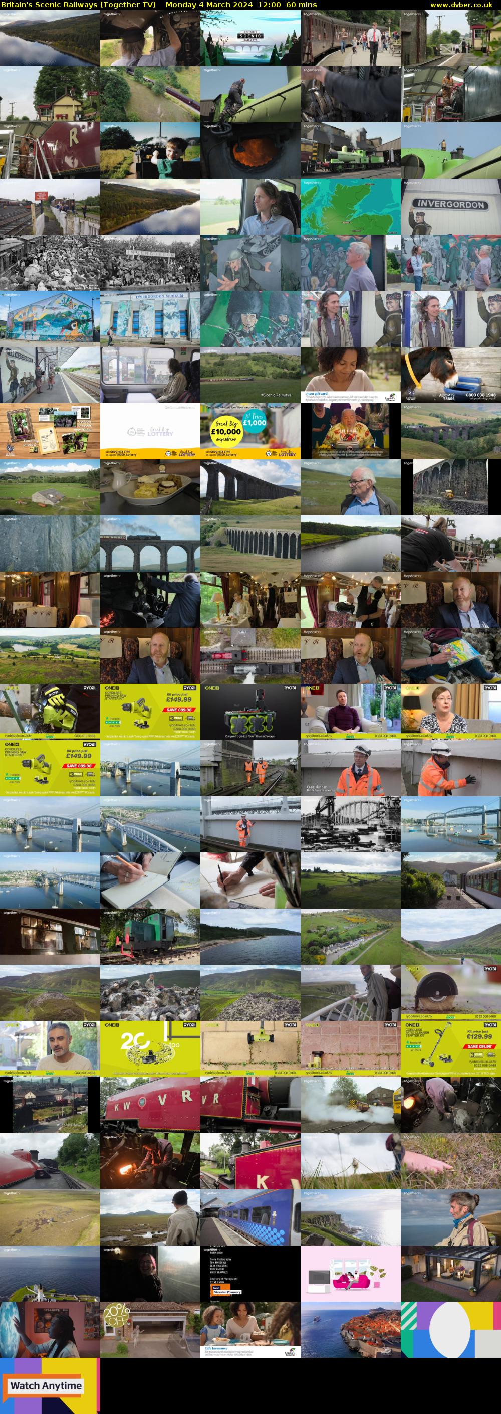 Britain's Scenic Railways (Together TV) Monday 4 March 2024 12:00 - 13:00