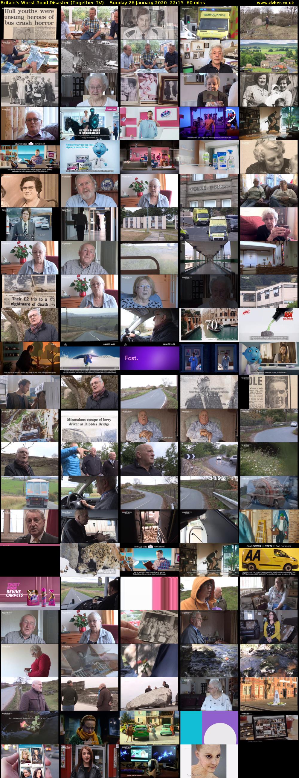Britain's Worst Road Disaster (Together TV) Sunday 26 January 2020 22:15 - 23:15