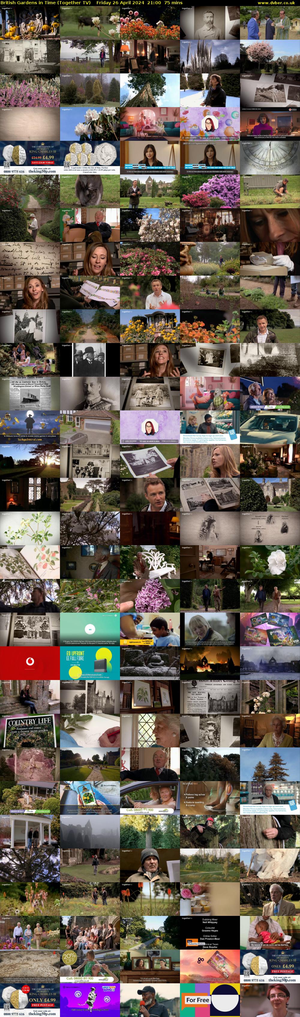 British Gardens in Time (Together TV) Friday 26 April 2024 21:00 - 22:15